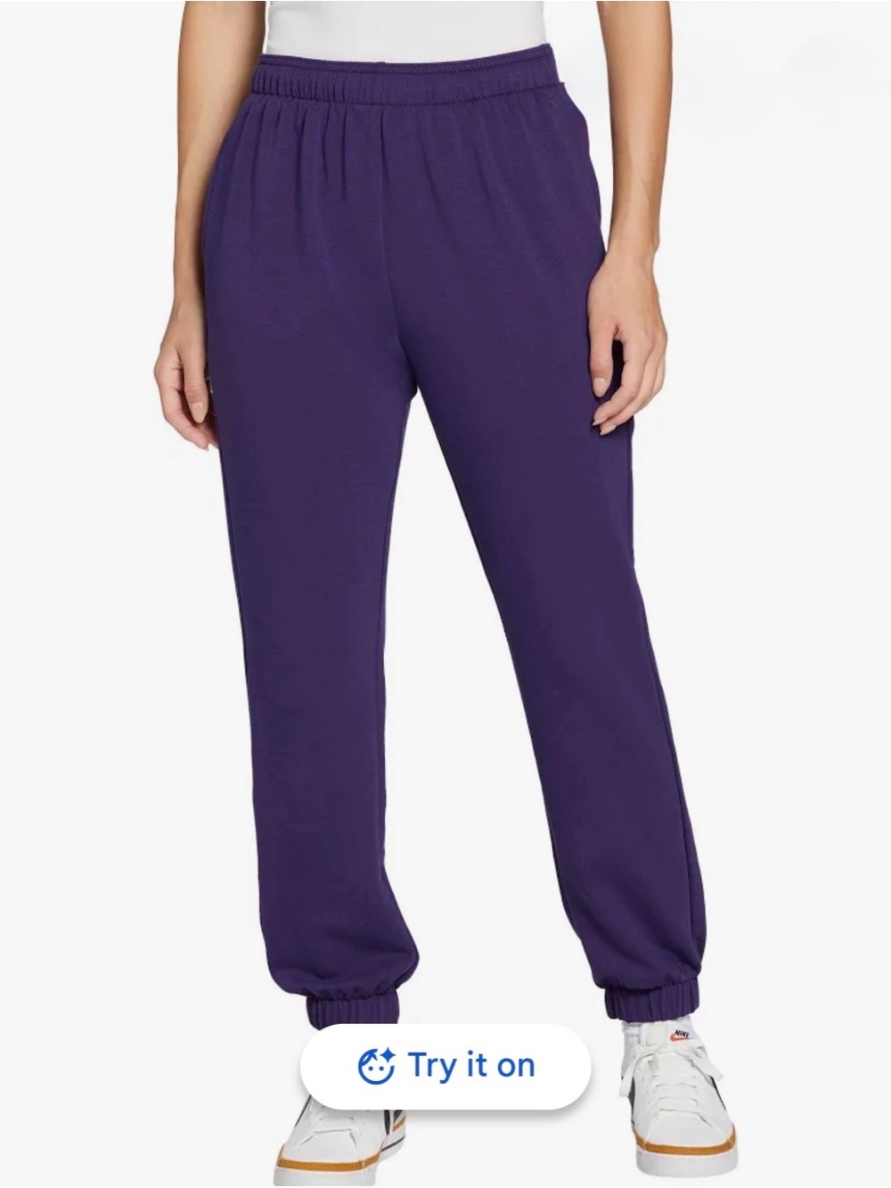DSG Do Soft High Rise Sweatpants Purple Ink